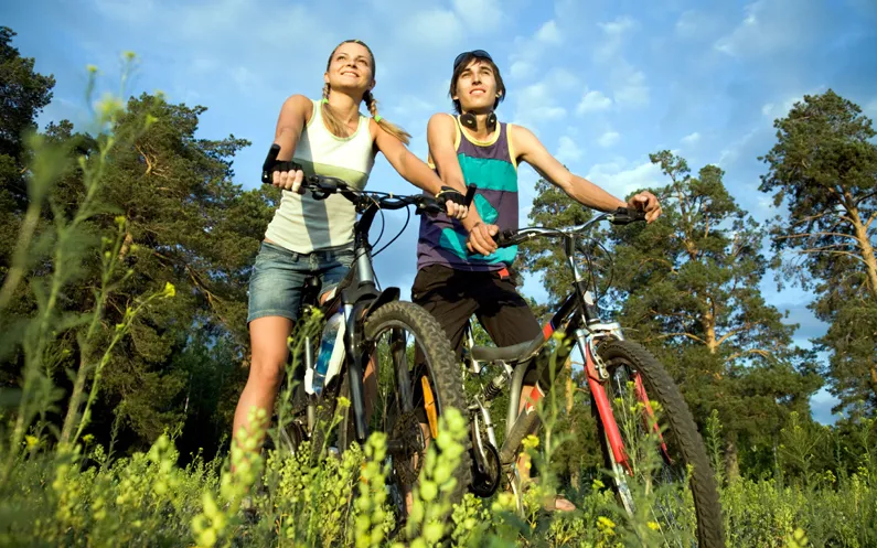 Radtour durch die Heide